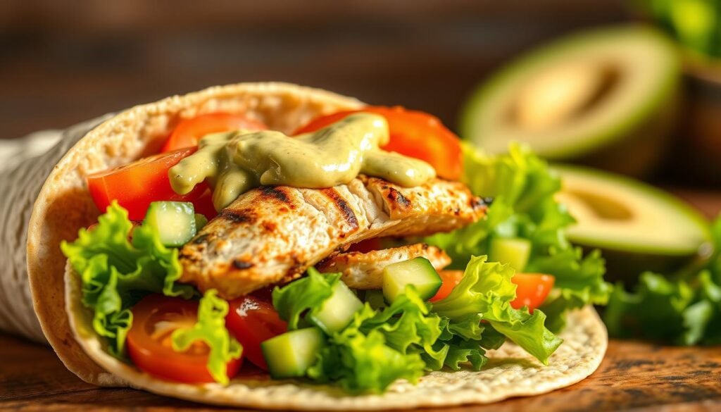 Healthy Chicken Wrap